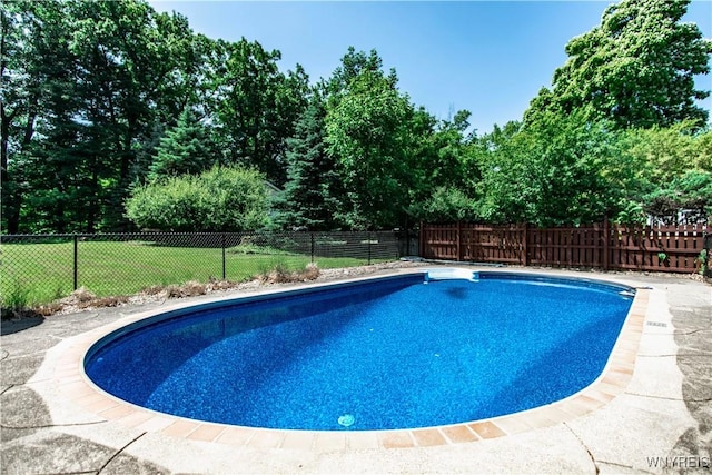 4947 Seneca St, West Seneca, NY 14224 - view of swimming pool with a fenced backyard
