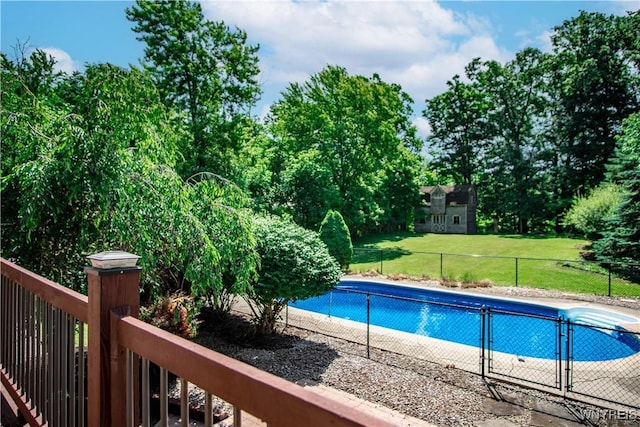 4947 Seneca St, West Seneca, NY 14224 - view of swimming pool with view of scattered trees
