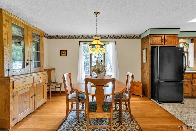 1581 N Forest Rd, Amherst, NY 14221 - dining area with a textured ceiling and light wood-type flooring