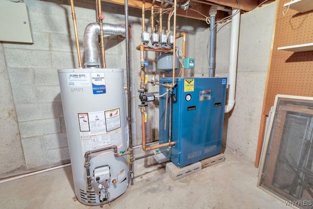 1581 N Forest Rd, Amherst, NY 14221 - utilities with water heater and a heating unit