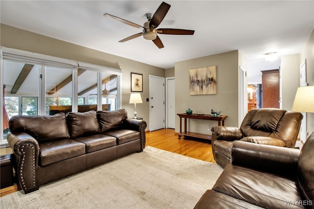 204 Belvoir Rd, Amherst, NY 14221 - living room with ceiling fan and wood finished floors