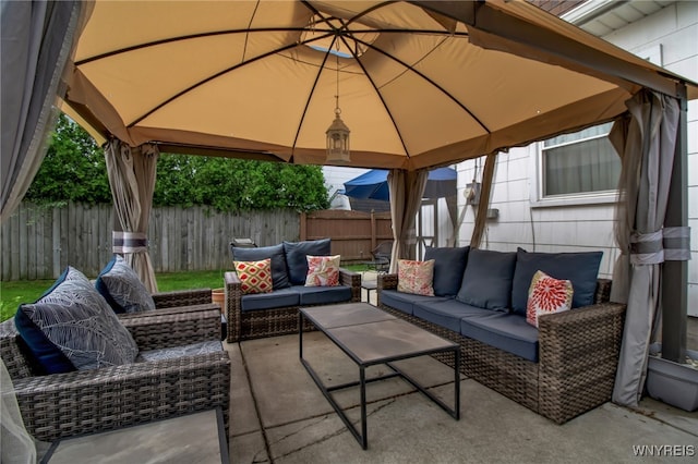 204 Belvoir Rd, Amherst, NY 14221 - view of patio / terrace featuring a gazebo and outdoor lounge area