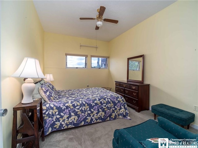 5 Oneida St, Chautauqua, NY 14728 - bedroom featuring carpet flooring and a ceiling fan