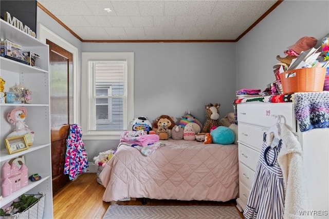 532 Linden Ave, Buffalo, NY 14216 - bedroom with crown molding and wood finished floors