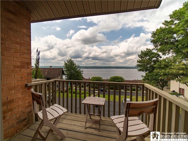 24B Mohawk Dr Unit B, Chautauqua, NY 14728 - balcony with a water view