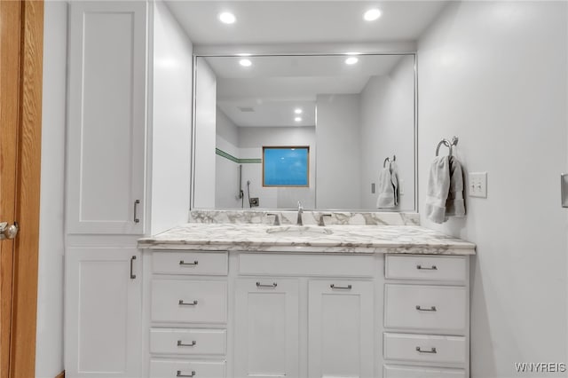 7 Lebrun Cir, Amherst, NY 14226 - bathroom with vanity and recessed lighting