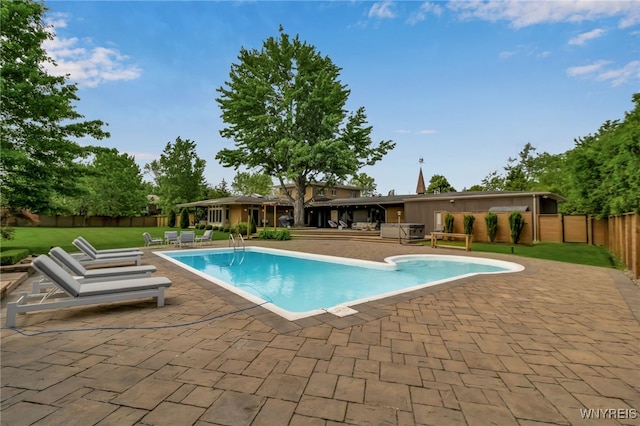 7 Lebrun Cir, Amherst, NY 14226 - view of swimming pool with a patio area