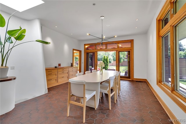 7 Lebrun Cir, Amherst, NY 14226 - dining area featuring recessed lighting and a chandelier