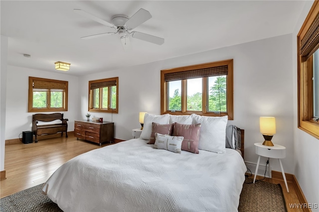 7 Lebrun Cir, Amherst, NY 14226 - bedroom featuring wood finished floors and ceiling fan