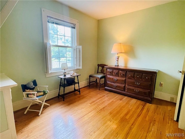2721 Bowen Rd, Elma, NY 14059 - sitting room featuring light wood-style flooring and baseboards