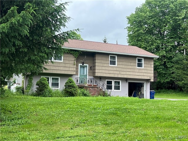 4067 Taylor Rd, Pompey, NY 13078 - raised ranch featuring a garage and a front yard