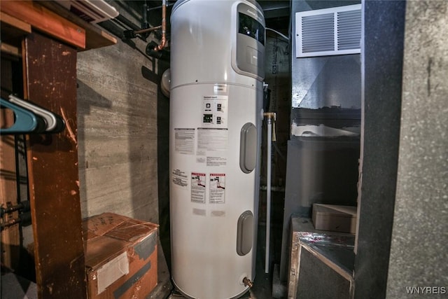 2910 Weston Ave, Niagara Falls, NY 14305 - utility room featuring water heater