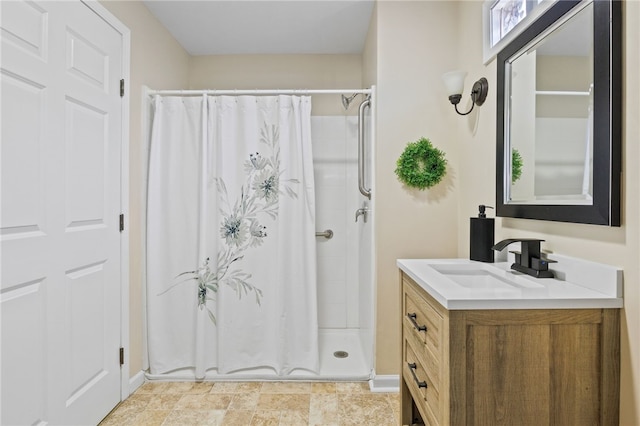 234 Pine Grove Ave, Irondequoit, NY 14617 - bathroom with vanity and curtained shower