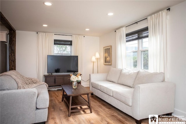 6064 Nys Rte 242 E, Ellicottville, NY 14731 - living area with recessed lighting and light wood-type flooring