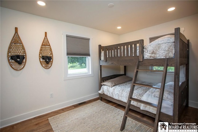6064 Nys Rte 242 E, Ellicottville, NY 14731 - bedroom featuring wood finished floors and recessed lighting