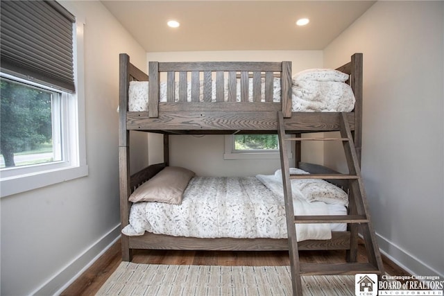 6064 Nys Rte 242 E, Ellicottville, NY 14731 - bedroom featuring wood finished floors and recessed lighting