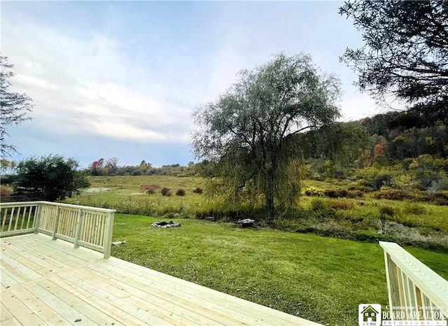 6064 Nys Rte 242 E, Ellicottville, NY 14731 - deck with a lawn