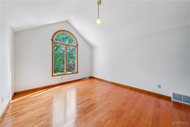 100 Hunt Club Cir, Amherst, NY 14051 - additional living space featuring lofted ceiling and light wood finished floors