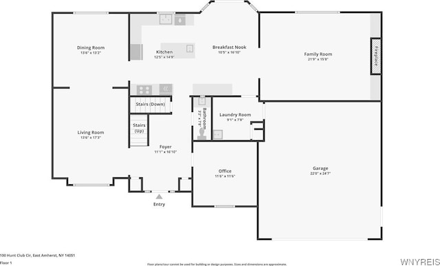 100 Hunt Club Cir, Amherst, NY 14051 - view of home floor plan