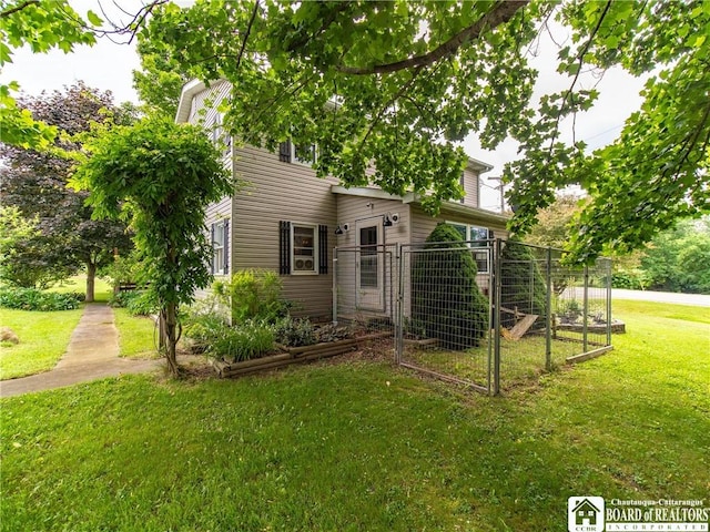6295 Stockton Hartfield Rd, Chautauqua, NY 14728 - back of property with a yard