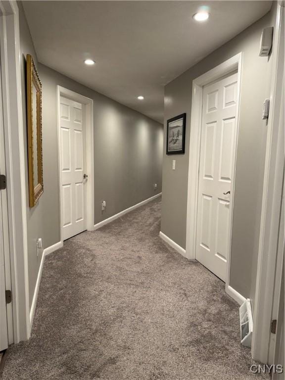 9715 Ethel Rd, Clay, NY 13029 - hallway with carpet and recessed lighting