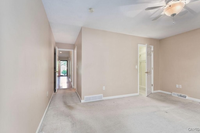 42 Nursery Ln, Syracuse, NY 13210 - empty room with carpet floors, ceiling fan, and a smoke detector