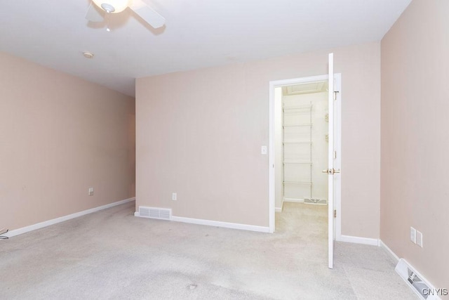 42 Nursery Ln, Syracuse, NY 13210 - unfurnished room with ceiling fan and light colored carpet