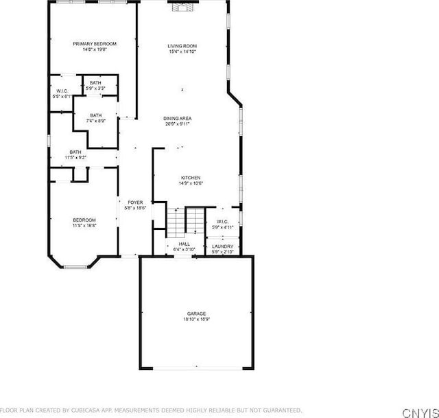 42 Nursery Ln, Syracuse, NY 13210 - view of floor plan / room layout