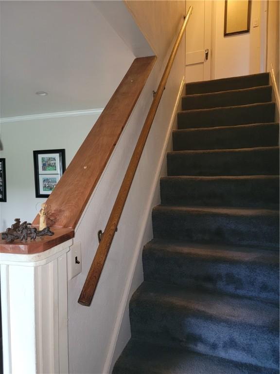 244 State Highway 320, Norwich, NY 13815 - stairs featuring ornamental molding