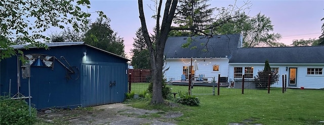 244 State Highway 320, Norwich, NY 13815 - view of back of property at dusk