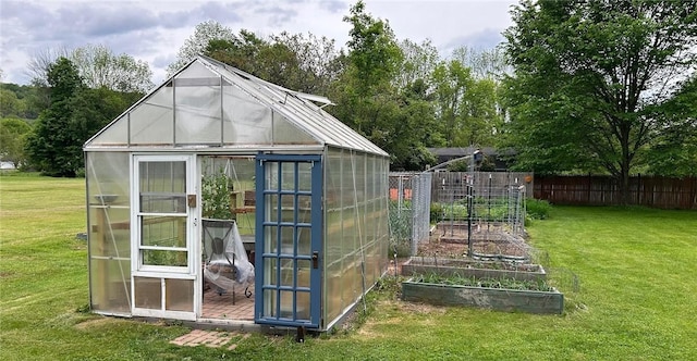 244 State Highway 320, Norwich, NY 13815 - view of greenhouse with a garden