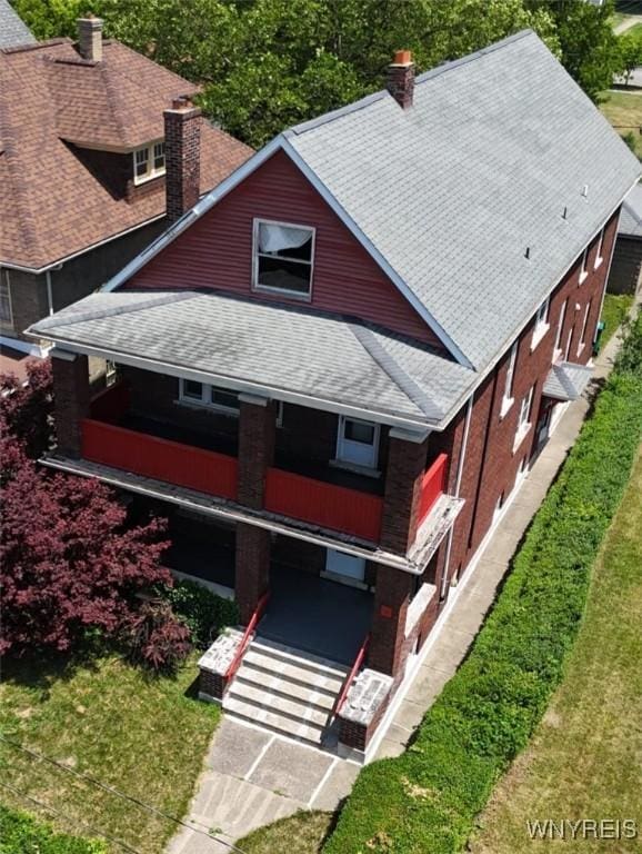 425 12th St, Niagara Falls, NY 14303 - view from above of property