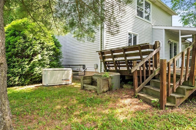 53 Alecia Dr, Greece, NY 14626 - view of side of home featuring a wooden deck