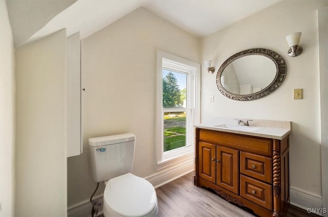 117 Prospect St, Lenox, NY 13032 - half bathroom with vanity and wood finished floors