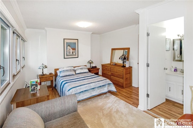 C4 Oneida Dr, Chautauqua, NY 14728 - bedroom with wood finished floors and crown molding
