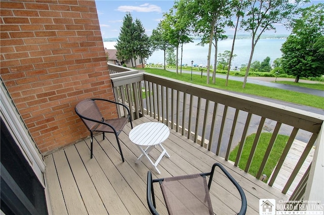 C4 Oneida Dr, Chautauqua, NY 14728 - balcony with a water view