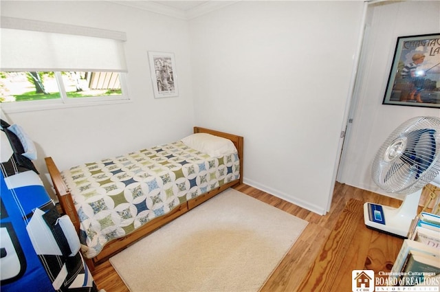 C4 Oneida Dr, Chautauqua, NY 14728 - bedroom with wood finished floors and ornamental molding