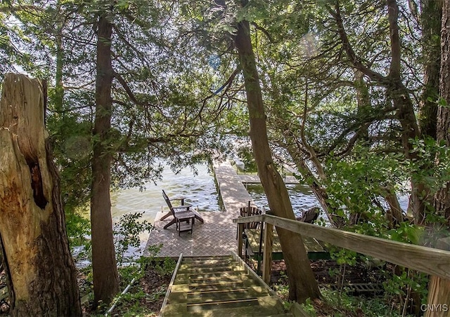4790 E Lake Rd, Cazenovia, NY 13035 - dock area featuring a water view