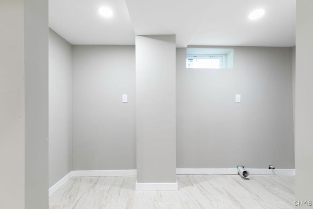 7921 Davis Rd N, Clay, NY 13041 - spare room with recessed lighting and baseboards