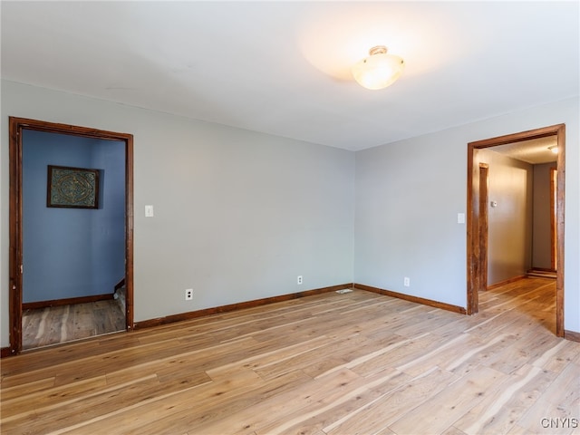 308 Howk St, Watertown City, NY 13601 - unfurnished room with light wood-type flooring and baseboards