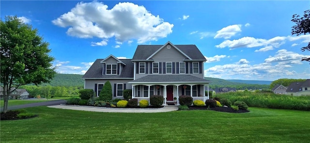 3390 Conhocton Rd, Erwin, NY 14870 - traditional-style house featuring a porch and a front yard