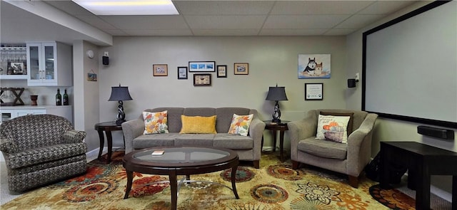 3390 Conhocton Rd, Erwin, NY 14870 - cinema with a drop ceiling