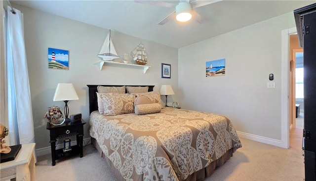 3390 Conhocton Rd, Erwin, NY 14870 - carpeted bedroom featuring baseboards and ceiling fan