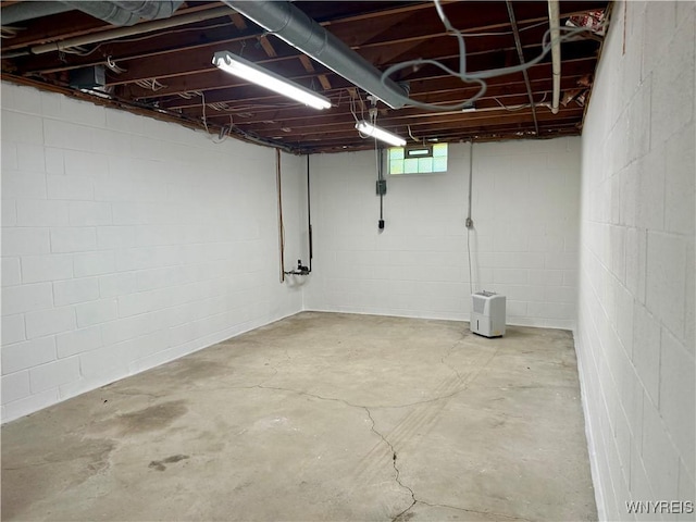 210 Townline Rd, Elma, NY 14059 - below grade area with concrete block wall