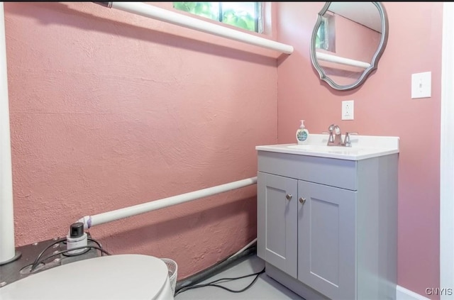 156 Barben Ave, Watertown City, NY 13601 - half bath featuring vanity and a textured wall
