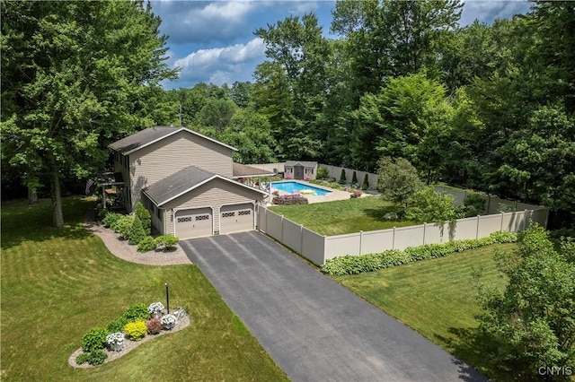 5 Family Cir, Lee, NY 13363 - aerial view of a pool