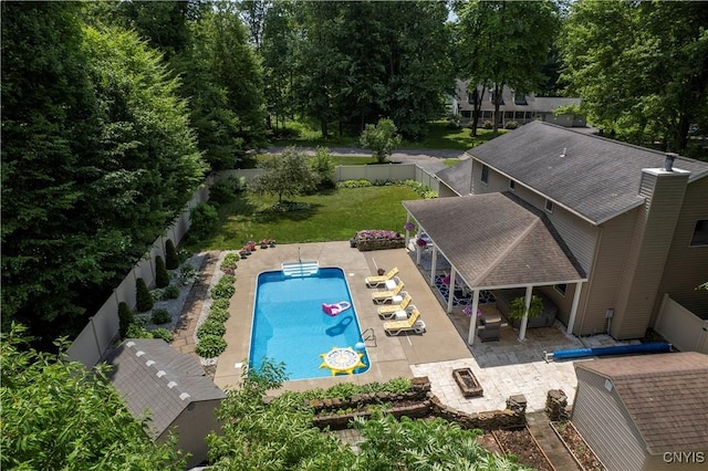 5 Family Cir, Lee, NY 13363 - view of swimming pool featuring a fenced backyard and a patio