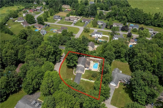 5 Family Cir, Lee, NY 13363 - aerial view of property's location with property boundaries highlighted
