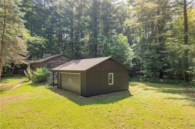 225 S Granby Rd, Granby, NY 13069 - view of outbuilding with a wooded view