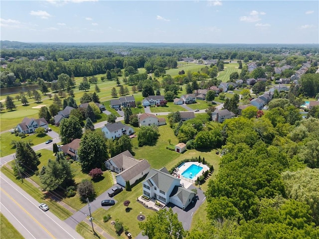 255 Watson Rd, Perinton, NY 14450 - aerial view of a pool area